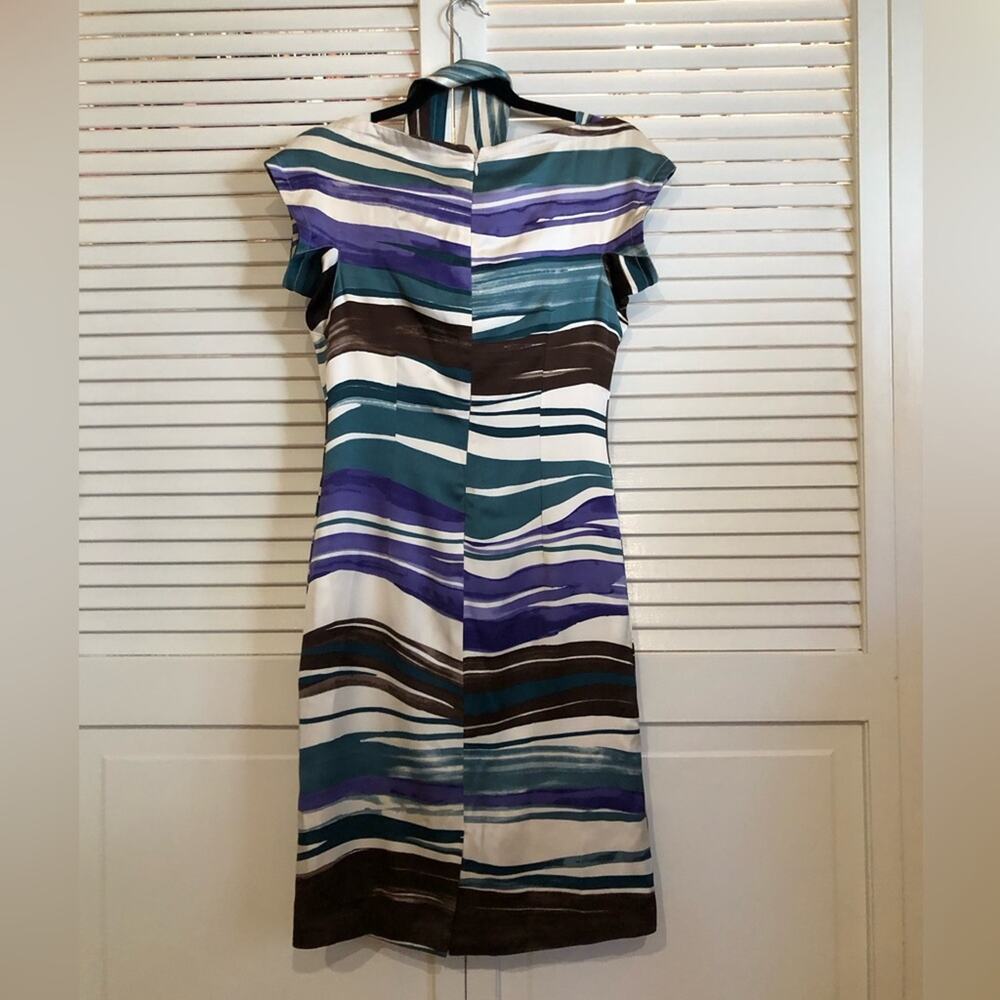 Loro Piana Silk Printed Dress with Belt - Picture 5 of 9